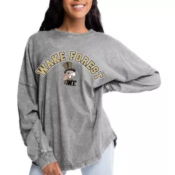 Футболка с длинным рукавом Gameday Couture Wake Forest Demon Deacons, серый