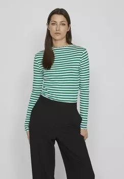 Футболка с длинным рукавом GESTREIFTES VILA, зеленый