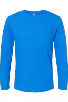 Футболка с длинным рукавом Gildan Softstyle, цвет royal