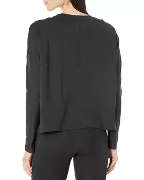 Футболка с длинным рукавом girlfriend collective Reset Long Sleeve Tee, черный