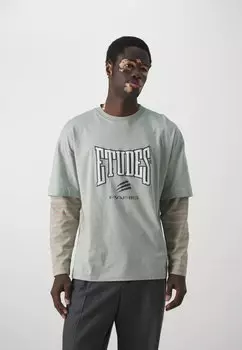 Футболка с длинным рукавом Goudron Boxing Pigeon Unisex tudes, цвет grey