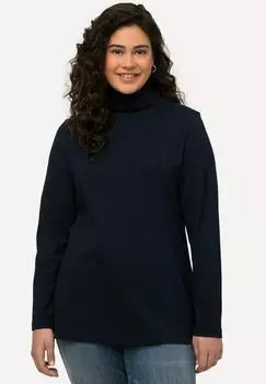 Футболка с длинным рукавом Grosse Grssen Bis 64 Rollkragen Ulla Popken, цвет navy blue