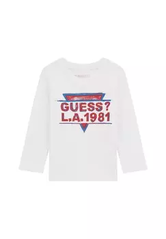 Футболка с длинным рукавом Guess, белый