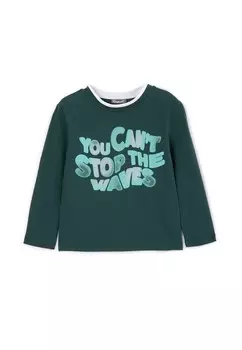 Футболка с длинным рукавом Gulliver, зеленый