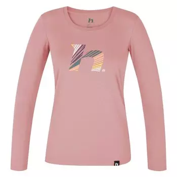 Футболка с длинным рукавом Hannah Elaraa, розовый