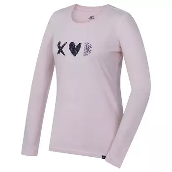 Футболка с длинным рукавом Hannah Elika, розовый