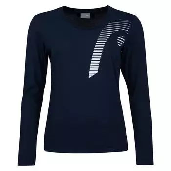 Футболка с длинным рукавом Head Club 21 Linda, синий