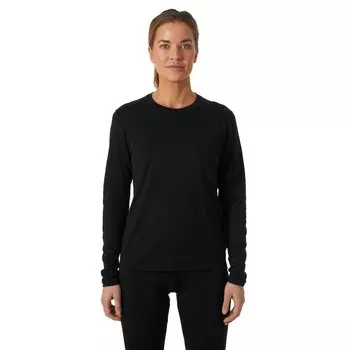 Футболка с длинным рукавом Helly Hansen Merino Crew, черный