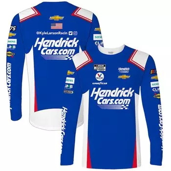 Футболка с длинным рукавом Hendrick Motorsports Team Collection Kyle Larson, роял
