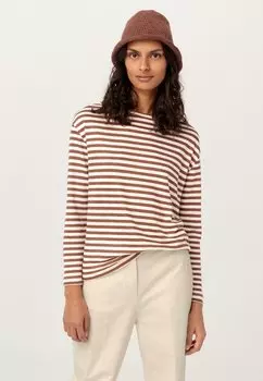 Футболка с длинным рукавом hessnatur, коричневый