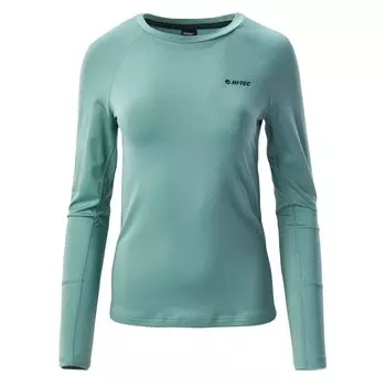 Футболка с длинным рукавом HI-TEC Alayo, зеленый