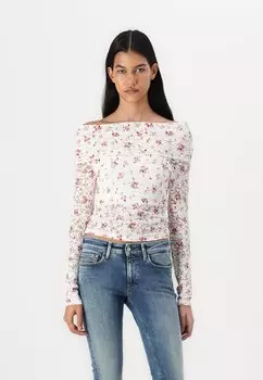 Футболка с длинным рукавом Hollister Co., красный