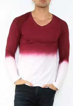 Футболка с длинным рукавом Hopenlife, Бордо