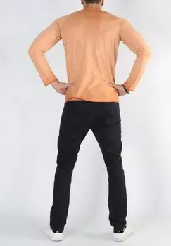 Футболка с длинным рукавом Hopenlife, оранжевая