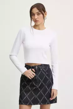 Футболка с длинным рукавом Hugo Blue, белый