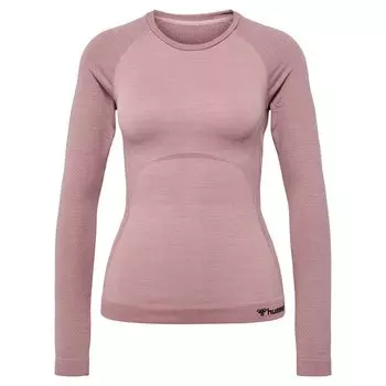 Футболка с длинным рукавом Hummel Cleaa Seamless, бежевый