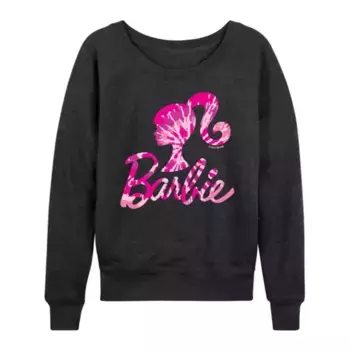 Футболка с длинным рукавом и логотипом Barbie для полных Licensed Character, серый