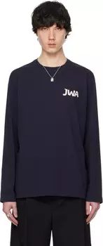 Футболка с длинным рукавом и принтом «JWA» на спине JW Anderson