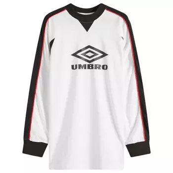 Футболка с длинным рукавом и вставками Umbro, белый