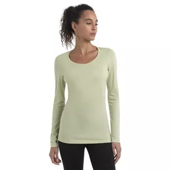 Футболка с длинным рукавом Icebreaker 200 Oasis Scoop, бежевый