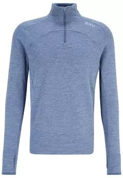 Футболка с длинным рукавом Ignition 2XU, буровое серебро со светоотражателем