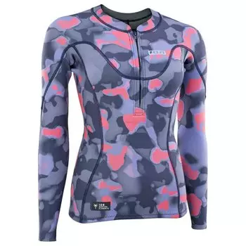 Футболка с длинным рукавом ION Neo Zip Top 1.5 Woman, синий