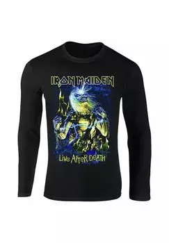Футболка с длинным рукавом Iron Maiden Live After Death rockshirts, черный