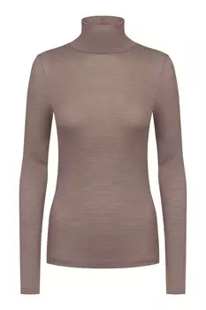 Футболка с длинным рукавом из шерсти серии Love Mey, серый