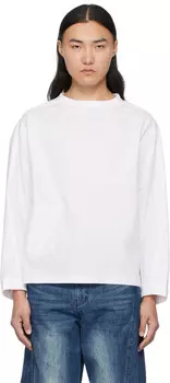 Футболка с длинным рукавом изогнутого силуэта lesugiatelier