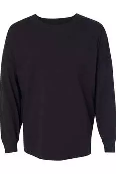 Футболка с длинным рукавом J. America унисекс Game Day Jersey, черный