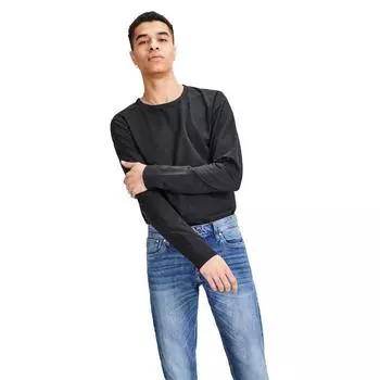 Футболка с длинным рукавом Jack & Jones Basic O-Neck, черный
