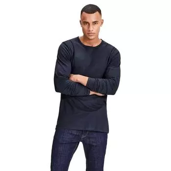 Футболка с длинным рукавом Jack & Jones Basic O-Neck, синий