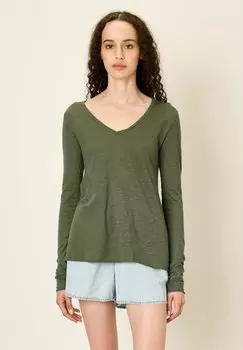 Футболка с длинным рукавом JACKSONVILLE American Vintage, цвет Kaki Vintage