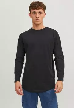 Футболка с длинным рукавом JJENOA TEE O NECK Jack & Jones, черная