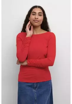 Футболка с длинным рукавом Kaffe, красный