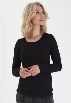 Футболка с длинным рукавом Kasic Fransa, цвет (noos) black