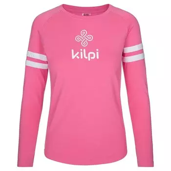 Футболка с длинным рукавом Kilpi Magpies, розовый