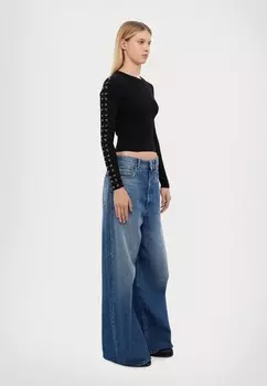 Футболка с длинным рукавом LACING CREW MICHAEL Michael Kors, черный