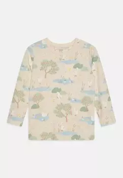 Футболка с длинным рукавом Landscape Ducks Unisex Lindex, цвет light beige