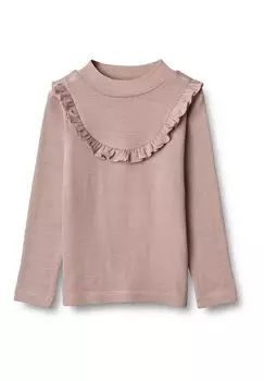 Футболка с длинным рукавом Langarm Ruffle Wheat, цвет dark powder