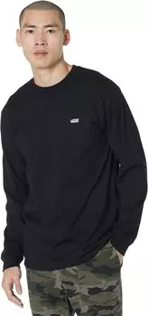 Футболка с длинным рукавом Left Chest Hit Vans, цвет Black/White