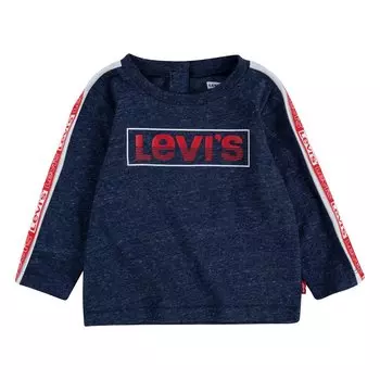 Футболка с длинным рукавом Levi's Logo Taped Infant, синий