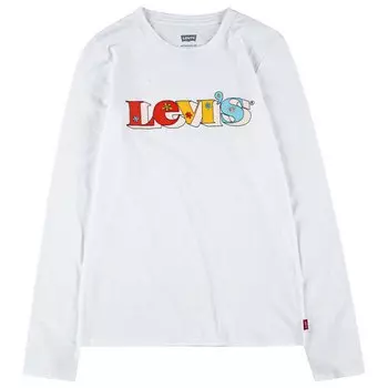 Футболка с длинным рукавом Levis Graphic, белый