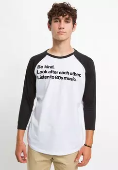 Футболка с длинным рукавом LISTEN TO MUSIC Henry Tiger, белый