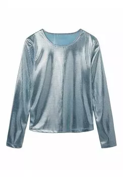 Футболка с длинным рукавом LMTD, delphiniumblue