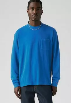 Футболка с длинным рукавом LONG SLEEVE AUTHENTIC POCKET TEE Levi's, синий