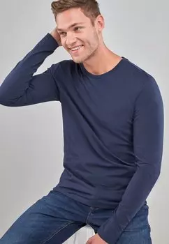 Футболка с длинным рукавом Long Sleeve Crew Neck Next, цвет dark blue