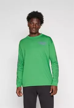 Футболка с длинным рукавом Long Sleeve Graphic Tee Timberland, цвет juniper