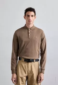 Футболка с длинным рукавом LONG SLEEVE Polo Ralph Lauren, темно-коричневый