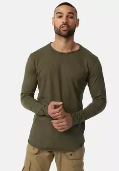 Футболка с длинным рукавом Long Sleeve Wilbur Indicode, цвет dark green